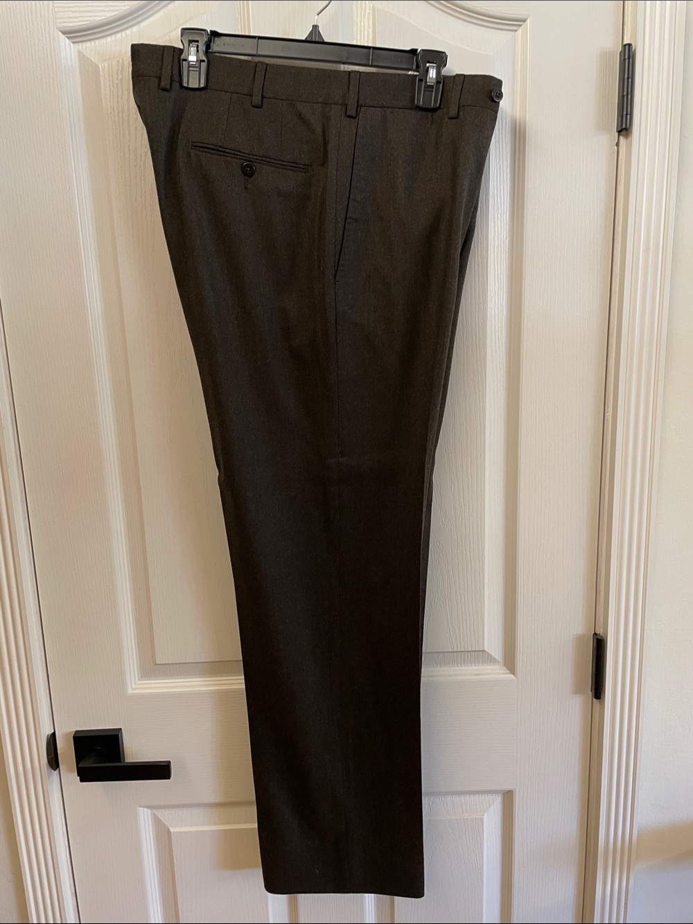 Men’s Ermenegildo Zegna 100% Wool Dress Pants – Solid Brown 36 W x 32 L